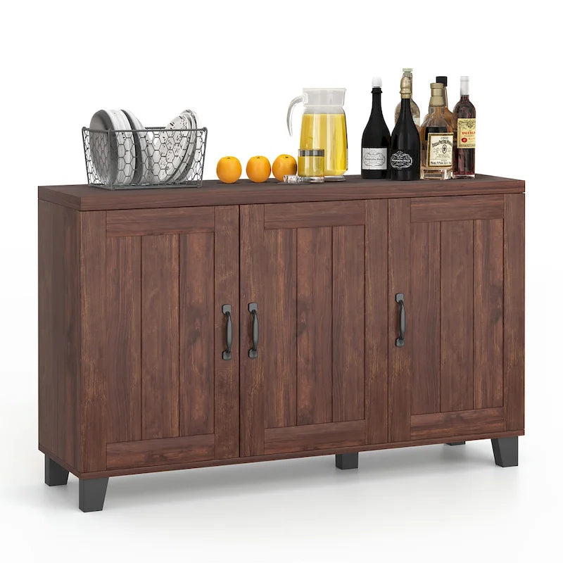 Buffet 3 portes, bahut, meuble de rangement, console