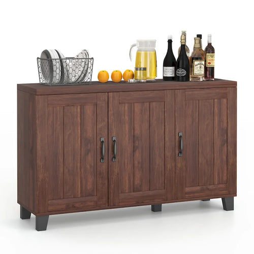 Buffet 3 portes, bahut, meuble de rangement, console