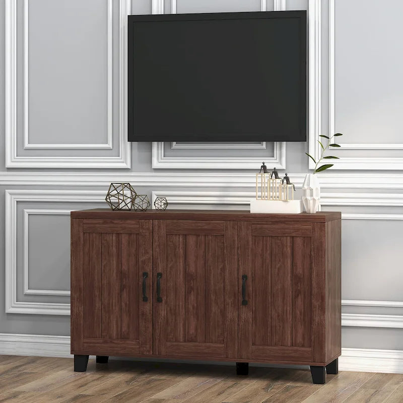 Buffet 3 portes, bahut, meuble de rangement, console