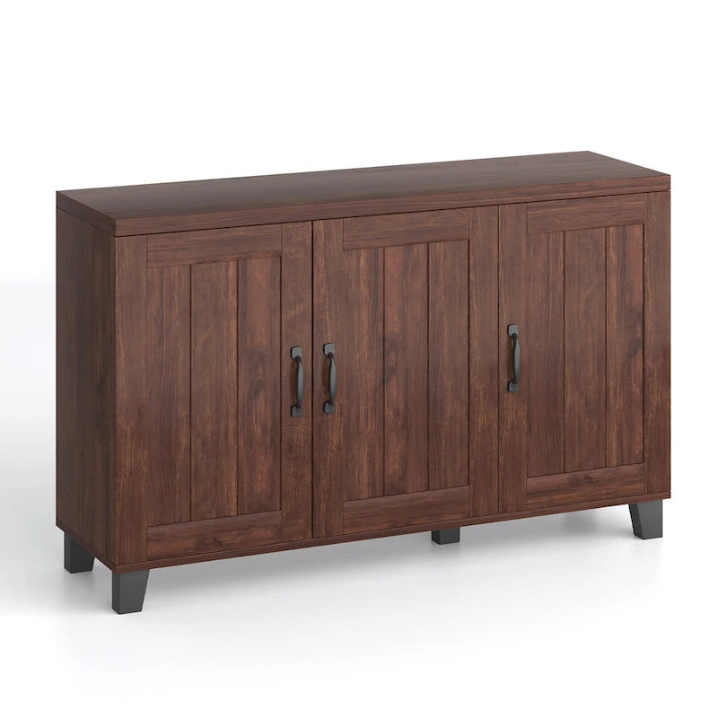 Buffet 3 portes, bahut, meuble de rangement, console