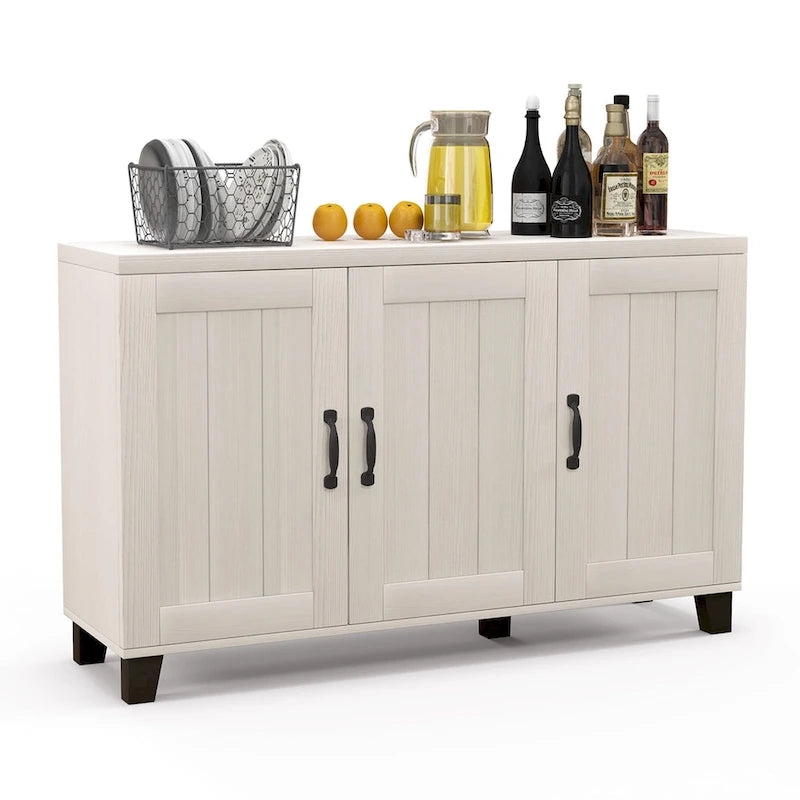 Buffet 3 portes, bahut, meuble de rangement, console