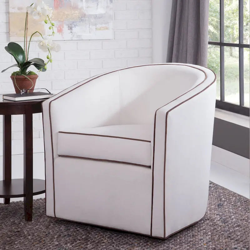 Chaise pivotante Kenton style tonneau