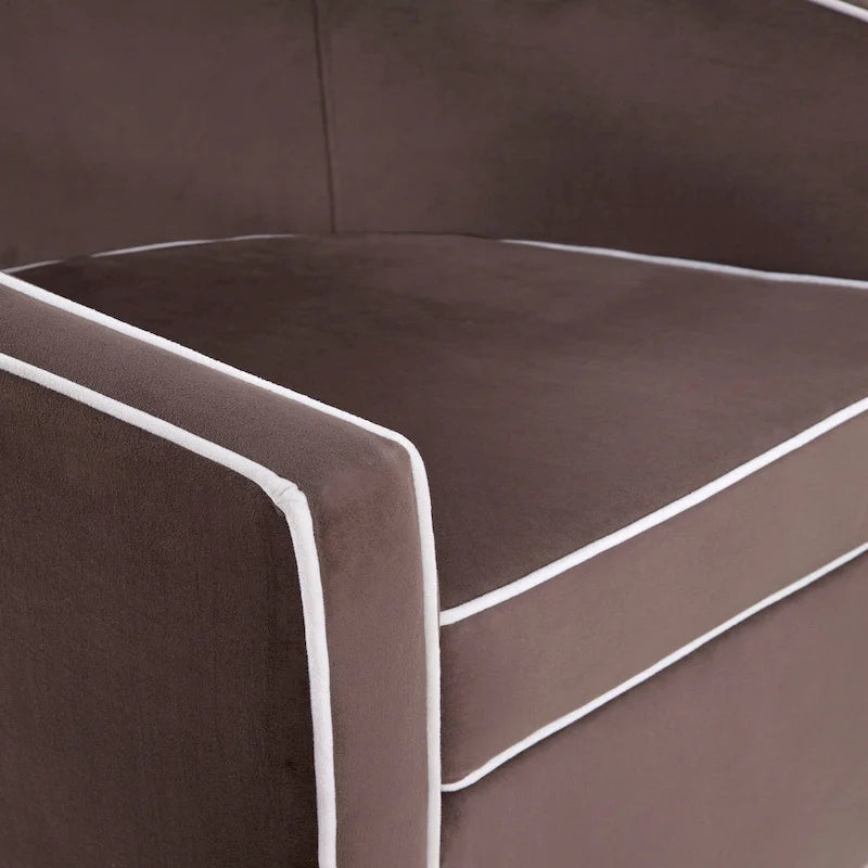 Chaise pivotante Kenton style tonneau