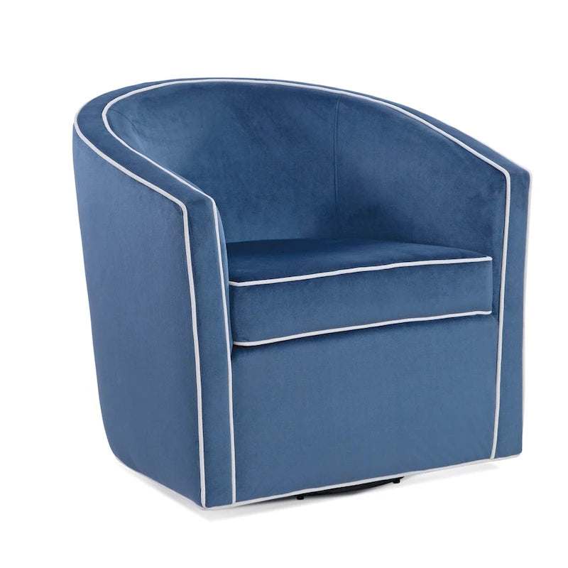 Chaise pivotante Kenton style tonneau