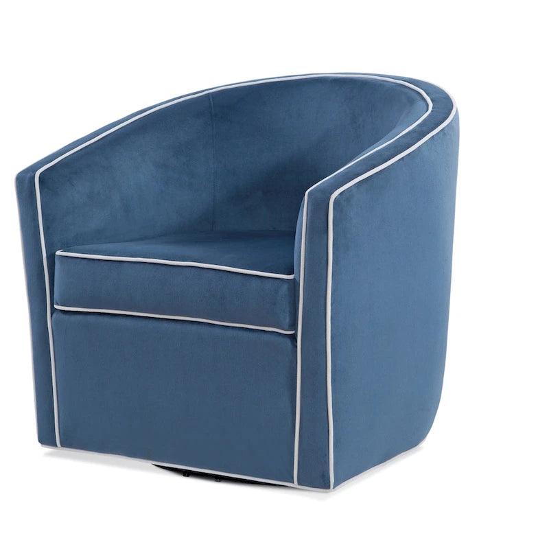 Chaise pivotante Kenton style tonneau