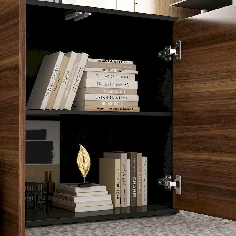 54,3 Bureau d'angle avec tiroirs et meuble pour ordinateur de bureau