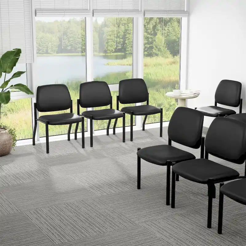 Chaise visiteur antimicrobienne grande taille