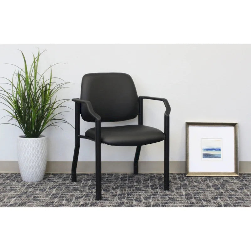 Chaise visiteur antimicrobienne grande taille