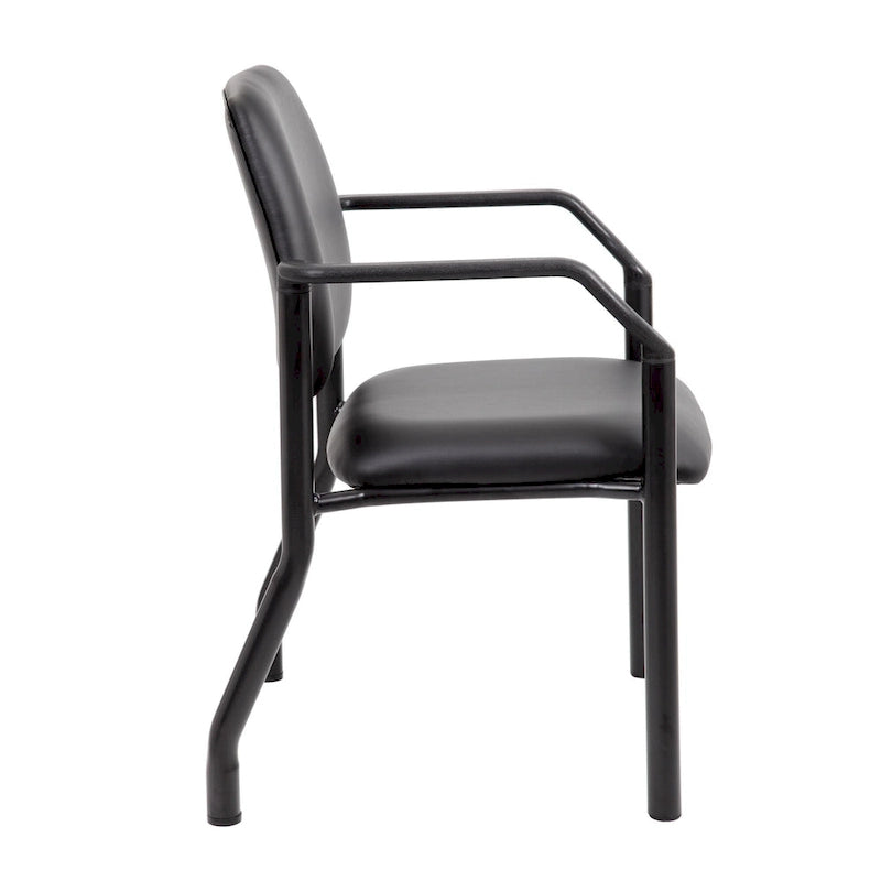 Chaise visiteur antimicrobienne grande taille