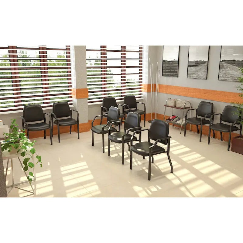 Chaise visiteur antimicrobienne grande taille