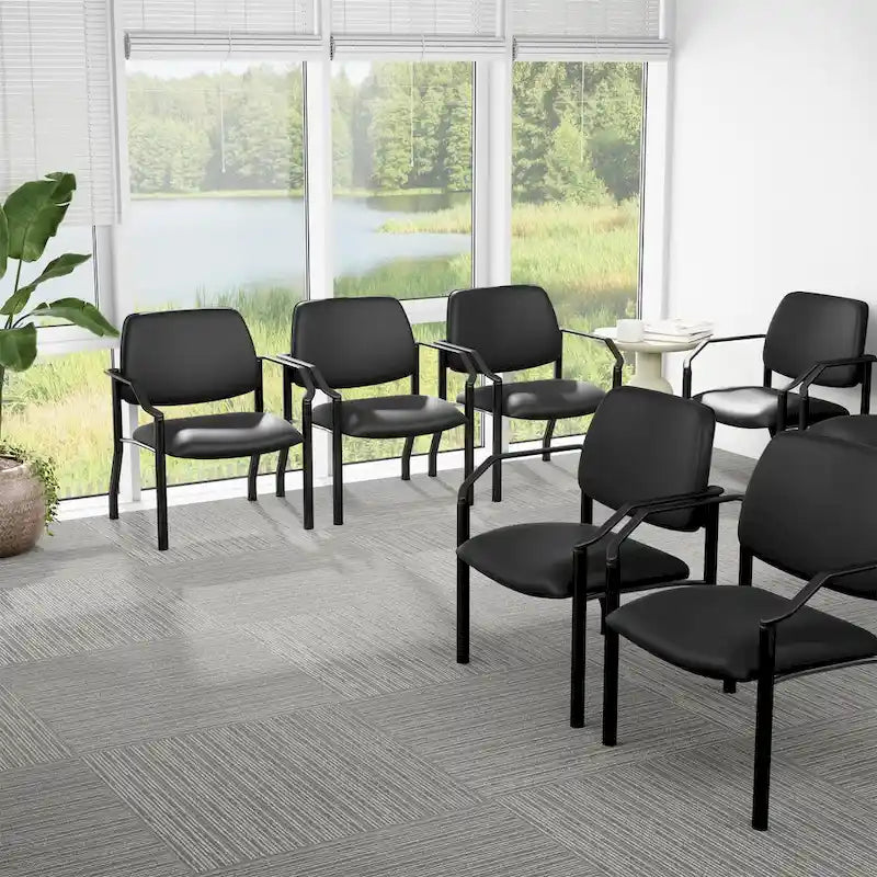 Chaise visiteur antimicrobienne grande taille