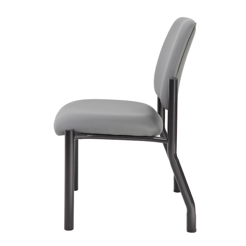 Chaise visiteur antimicrobienne grande taille