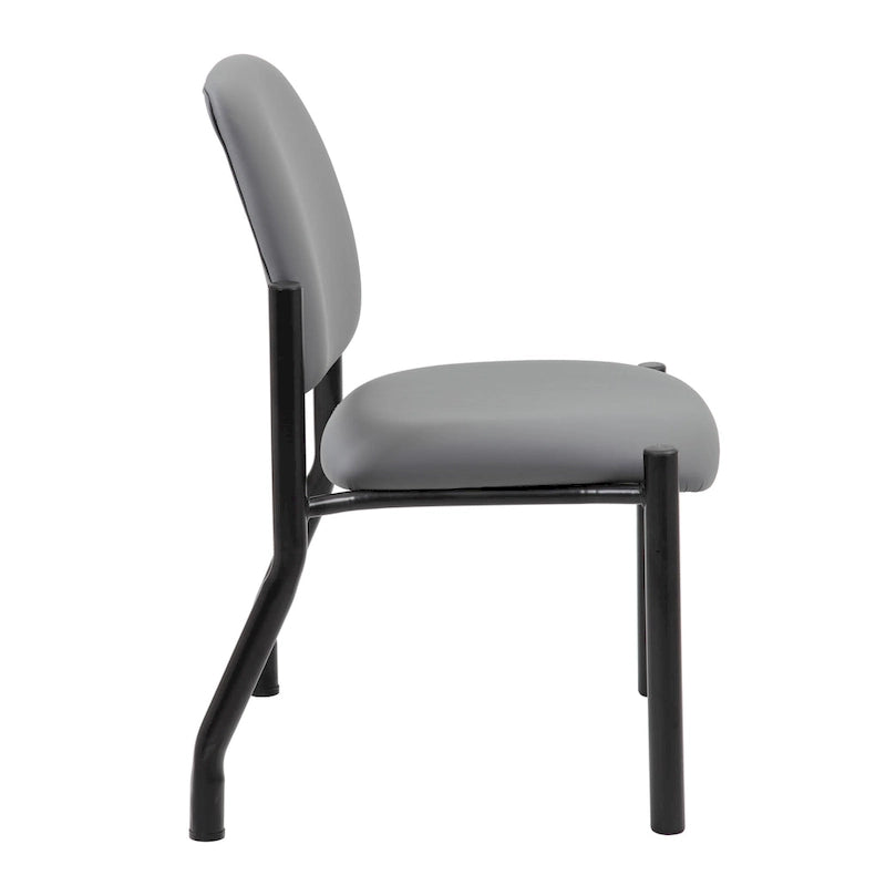 Chaise visiteur antimicrobienne grande taille