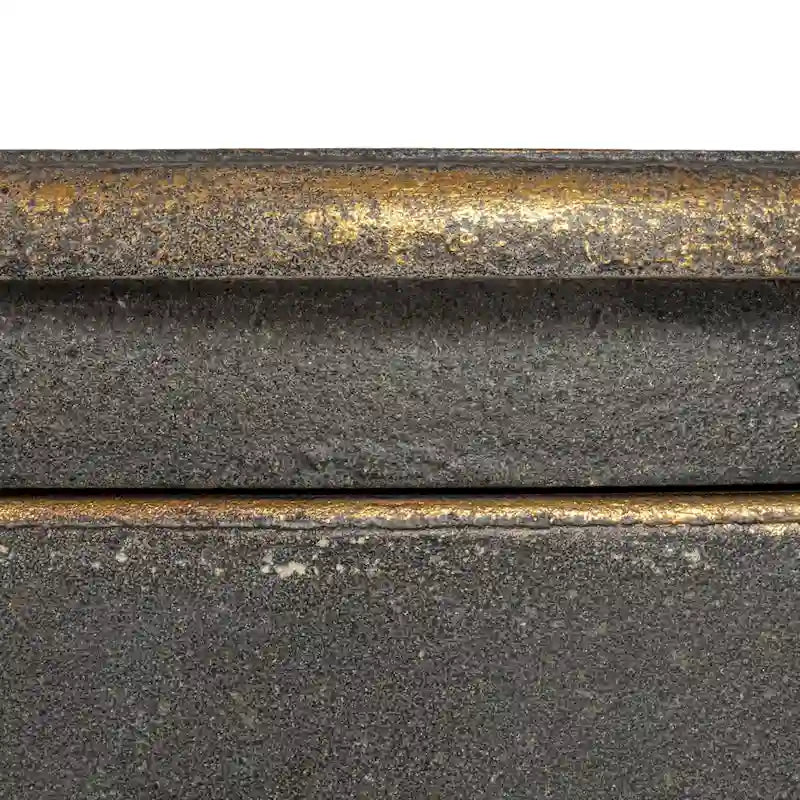 Commode en bois vieilli à 3 tiroirs