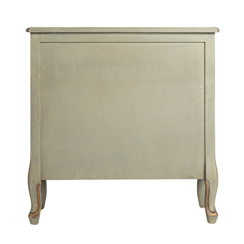 Commode en bois vieilli à 3 tiroirs