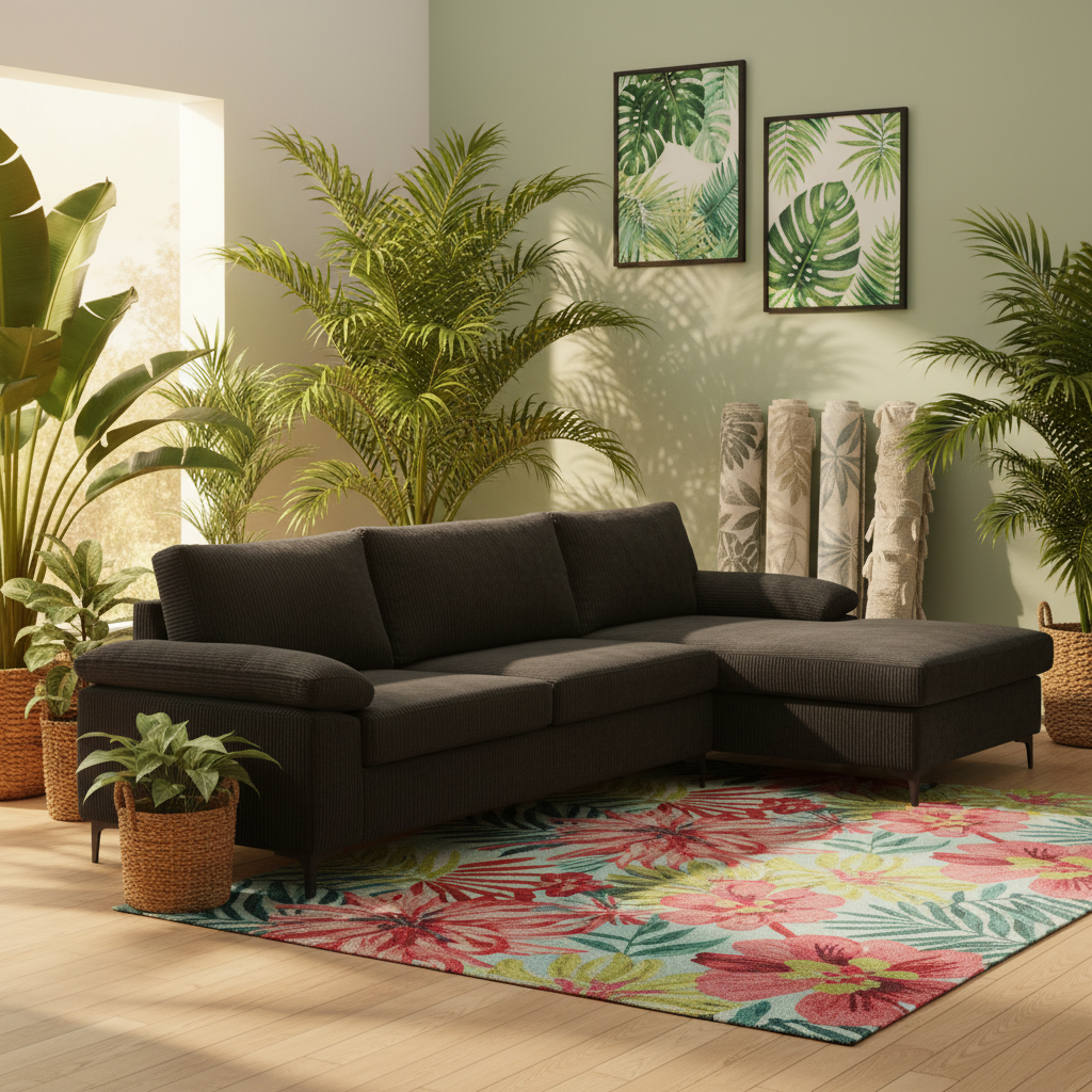 Chaise Sofa - Tropical Summer Style