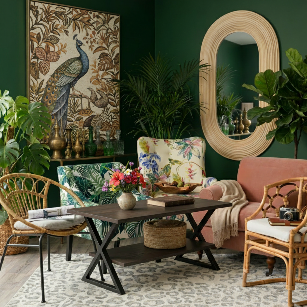 Coffee Table - Tropical Style, Unchanged Product