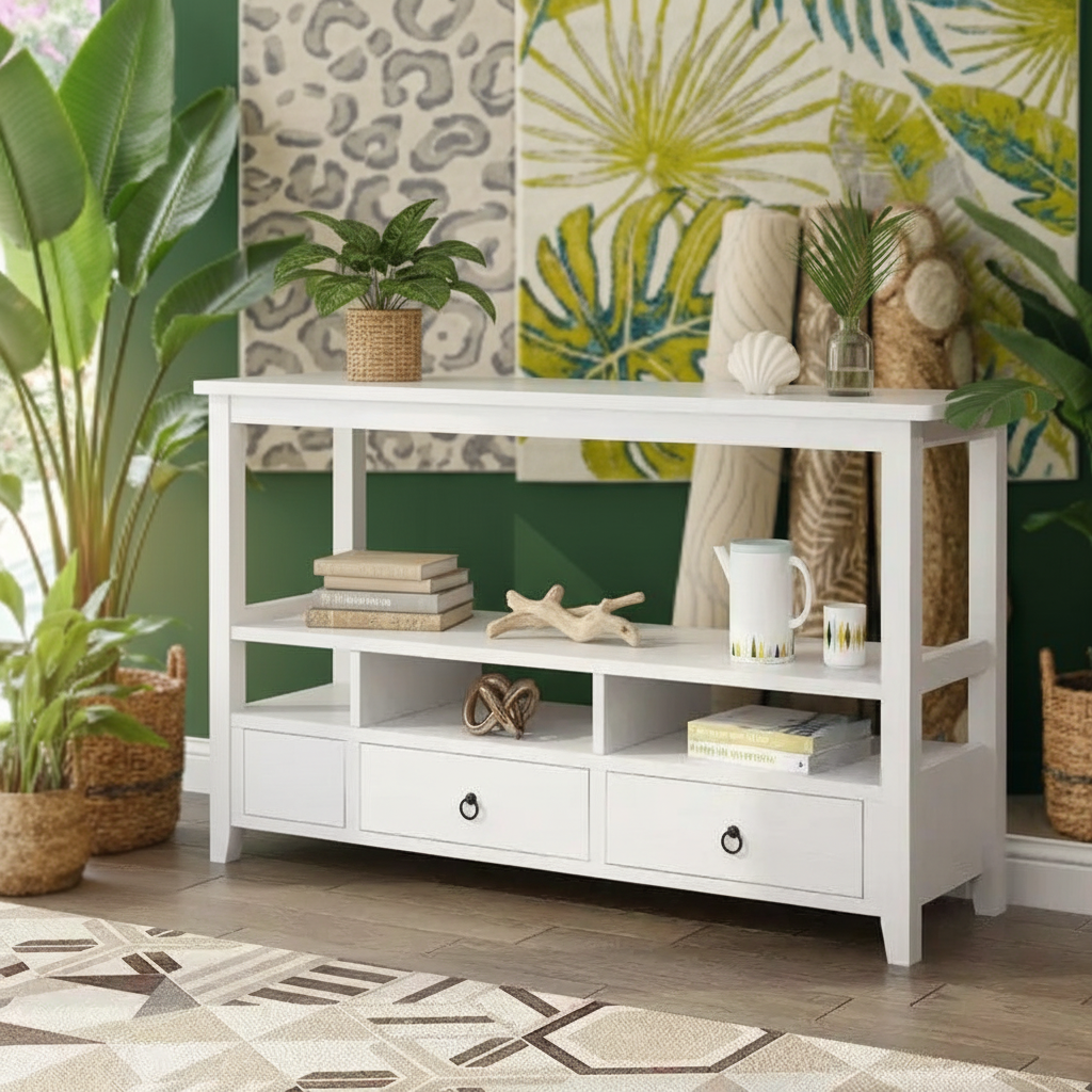 Console Table - Tropical Island Style