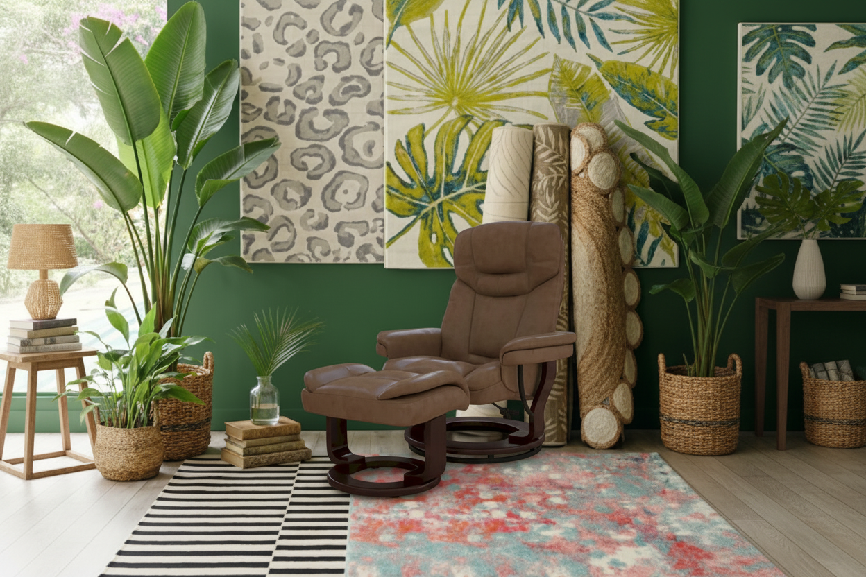 Widened Background Recliner